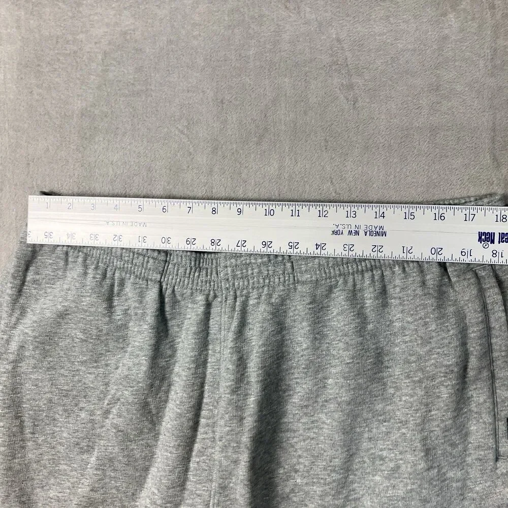 J.Crew 83 Fleece Sweatpants Mens XL Gray Cotton Blend Jogger Athleisure
